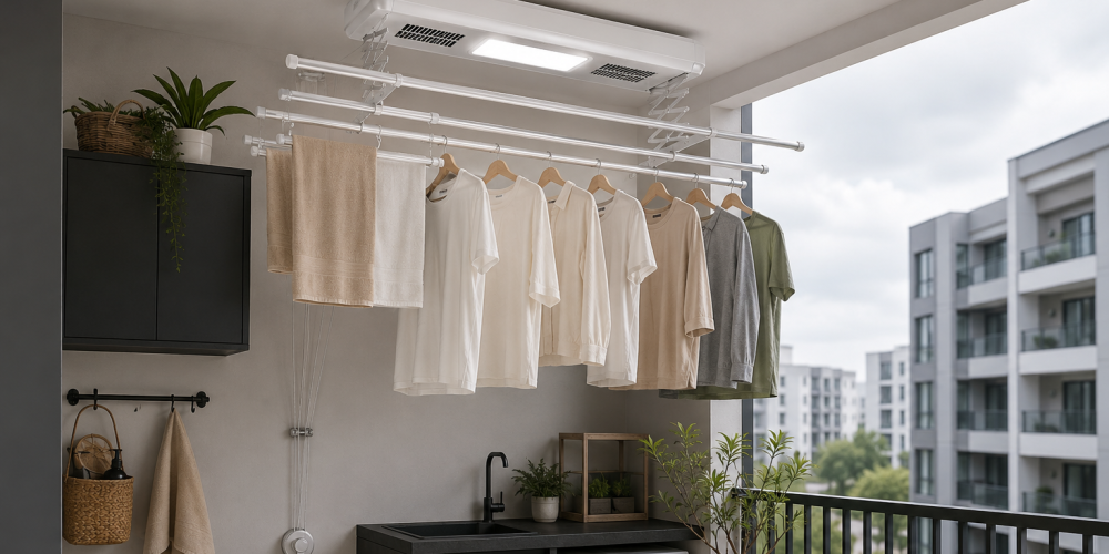 automated laundry rack